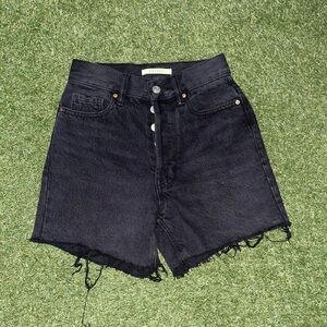PacSun Black Jean Shorts